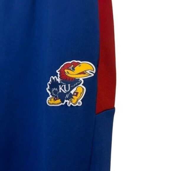 Kansas Jayhawks Size Medium Adidas Warm Up Pants - Picture 3 of 7